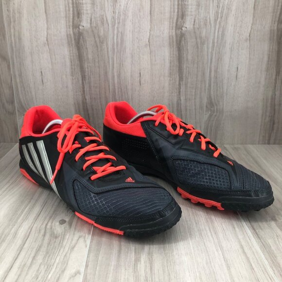 Adidas Indoor Turf Soccer Shoes Mens 12 Freefootball X-ite Black Lace Up Cleats main image 10